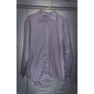 Las Olas Mens Button Up Dress Shirt Size XL Purple